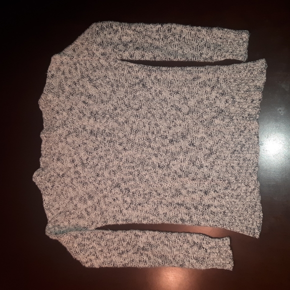 Theory Sweaters Thick Warm Cozy Knit Salt Pepper Theory Fretta B Ocean Tweed Sweater Size